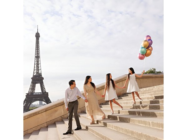 Private Vacation Photos in Paris