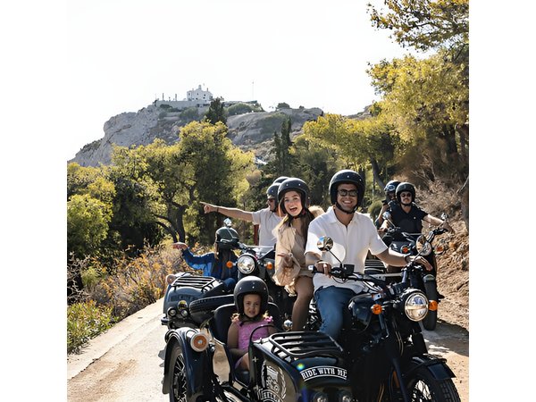 VIP 90" Private Sidecar Tour of Athens Acropolis & Lycabetus