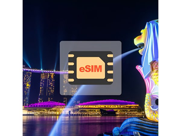 eSIM 4G/5G Data for Asia 8 Areas Singapore Thailand MY VN HK TW