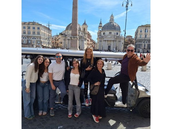 Rome Golf Cart Small Group Tour: Landmarks, Views and Fountains