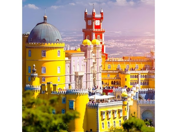 Sintra, Pena Palace and Regaleira Private Tour From Lisbon