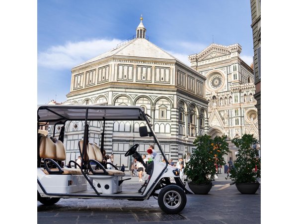Florence Golf Cart Tour with Piazzale Michelangelo or Fiesole