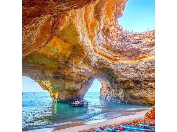 Algarve, Benagil Caves and Carvoeiro Private Tour From Lisbon