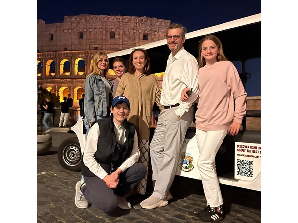 Rome 2 hour Golf Cart night tour with Hotel Pickup