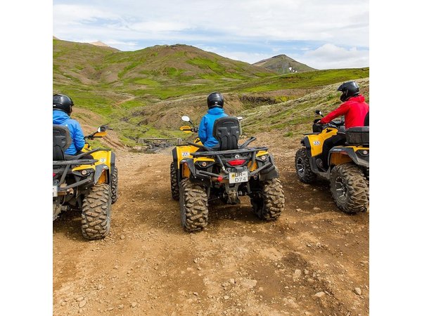 Reykjavik ATV Quad Bike Tour & Sky Lagoon Spa Combo