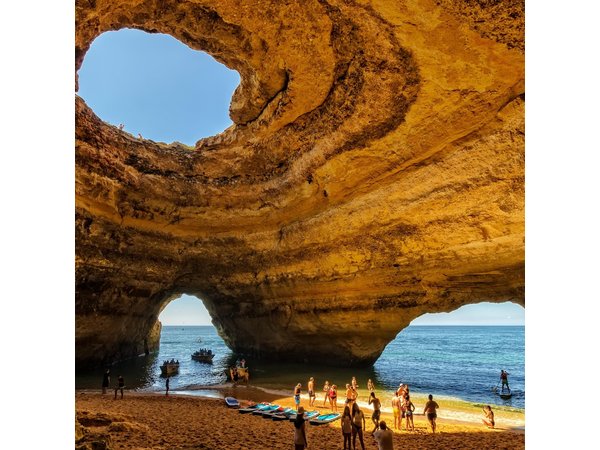 Algarve private day tour from Lisbon with benagil cave boat ride