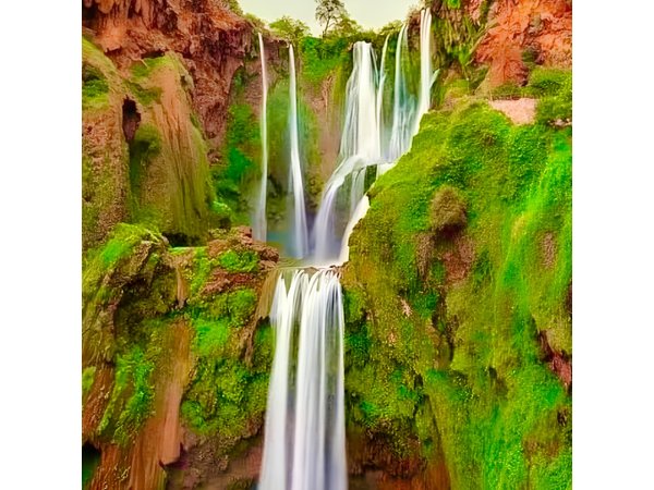 Marrakech : Ouzoud waterfalls, Mountains hike, Boat Ride & Lunch