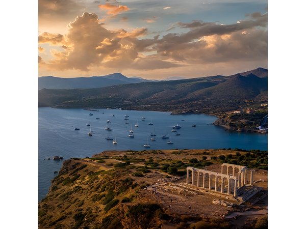 Sunset at Temple of Poseidon Private Tour from Athens
