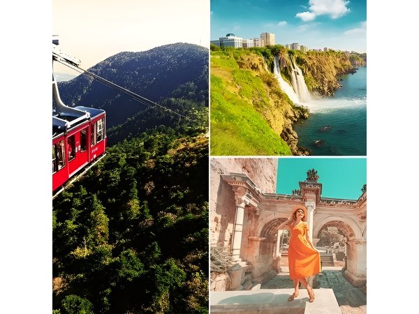 Belek /Antalya : City Tour w/ Waterfalls & Boat Trip & Cable Car
