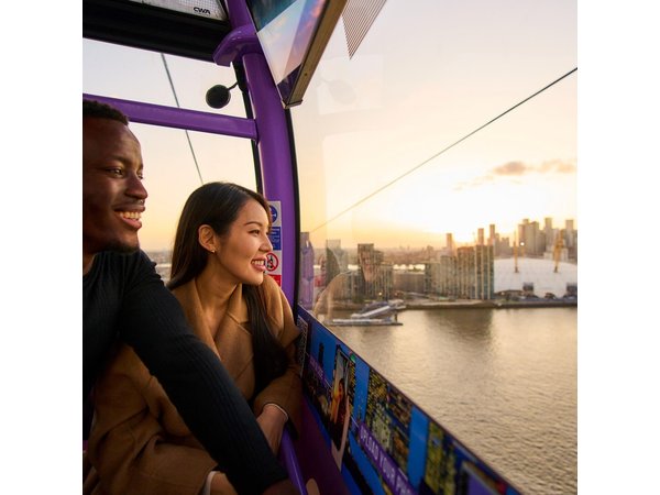 London Cable Car & Uber Boat Return Thames River Journey
