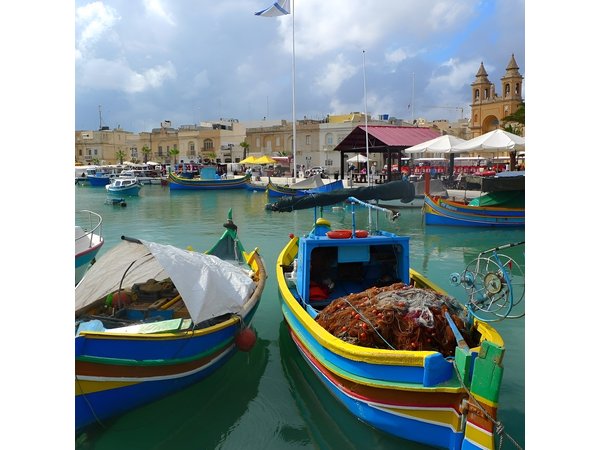 Marsaxlokk Fishing Village and Three Cities with Local driver