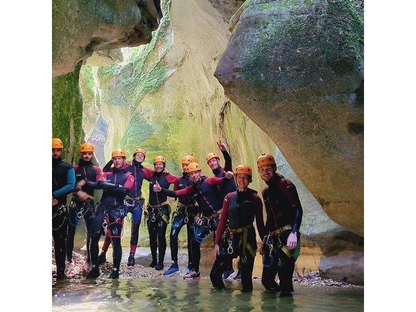 Canyoning du Groin near Lyon