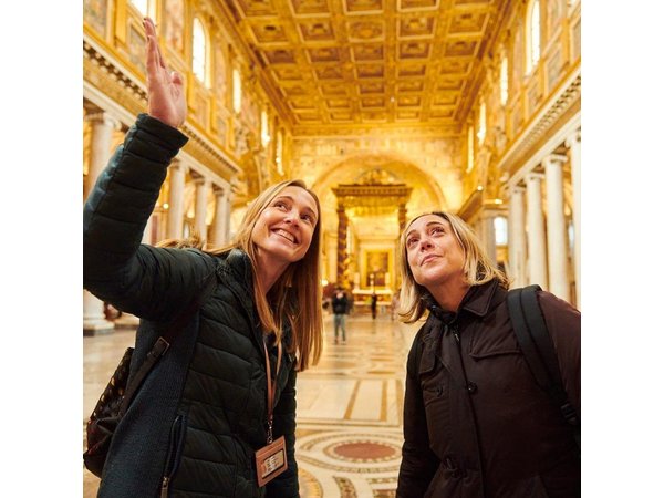 Rome: 4 Major Basilicas Private Tour with Driver at Disposal