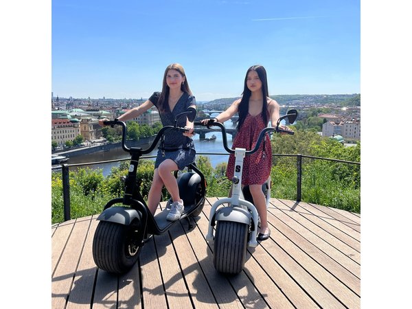 Prague Fat Tire or Regular Scooter City Tour