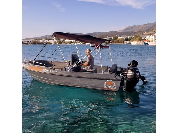 Rent a Boat Licence-Free to Discover Paros