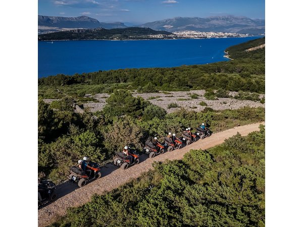 From Split & Trogir: ATV Quad Tour on Island Čiovo