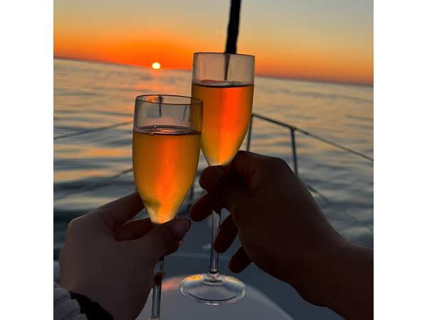Porto, sailing cruise with Porto wine and magical sunset.