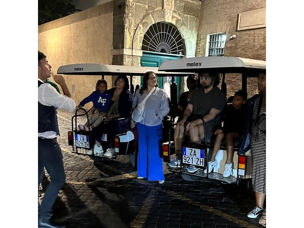 Rome golfcart tour , in the evening with hotel pick-up
