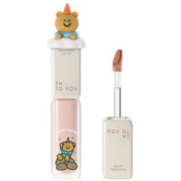 INTO YOU - Shine / Matte Lip Tint TUNEE GOODS Edition - 6 Colors #VM08 Deep Red Heart Potato - 4g