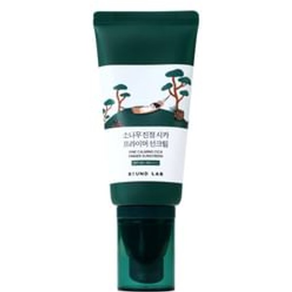 ROUND LAB - Pine Calming Cica Primer Sunscreen - Crème solaire matifiante