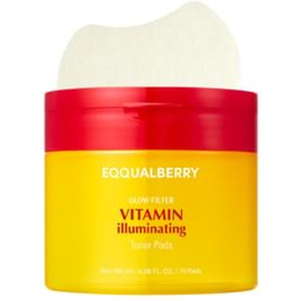 EQQUALBERRY - Vitamin Illuminating Toner Pads 70 pads