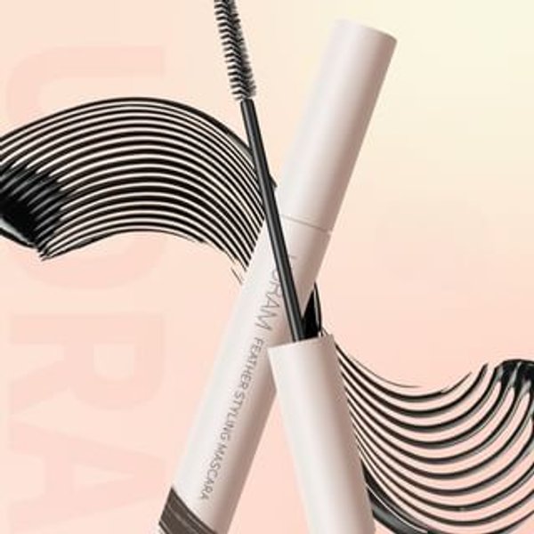 UORAM - Feather Fine Styling Mascara Black - 6g