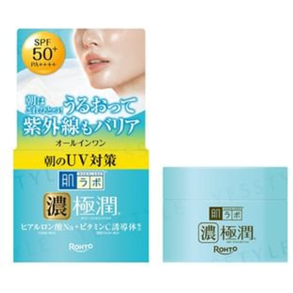 Rohto Mentholatum - Hada Labo Koi-Gokujyun UV White Gel SPF 50+ PA++++ - Gel solaire hydratant