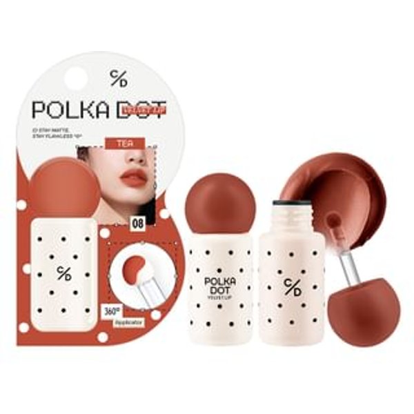 Cathy Doll - Polka Dot Velvet Lip 08 Tea