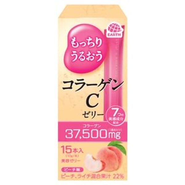 Moisturizing Collagen C Jelly Peach 15 pcs