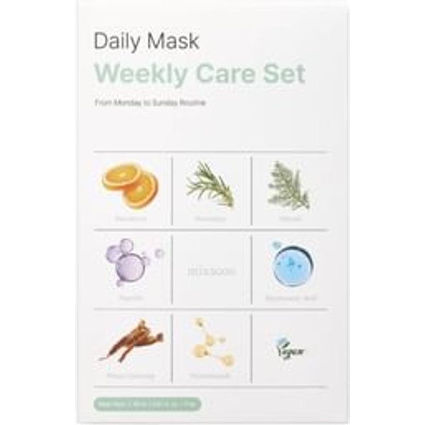 mixsoon - Set de Mascarilla Facial Daily Mask Weekly Care Set