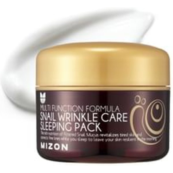MIZON - Pack de cuidado de noche Snail Wrinkle Care Sleeping Pack
