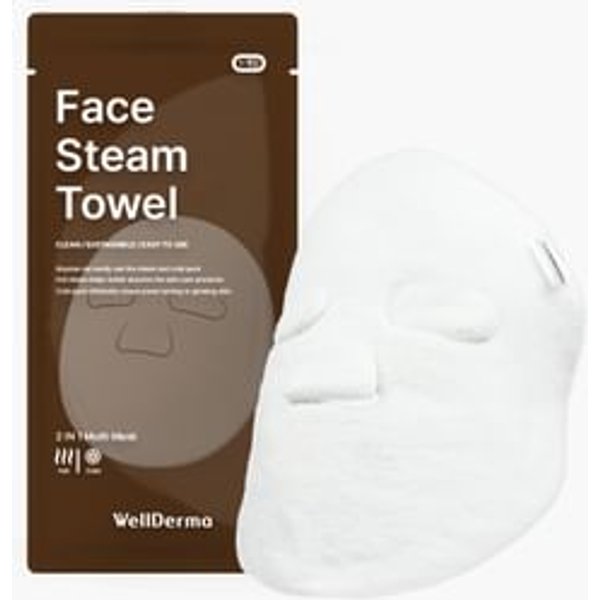 WellDerma - Face Steam Towel - Serviette pour visage à vapeur