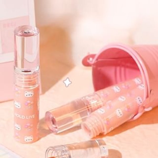 HOLD LIVE - Mirror Light Lip Gloss - 3 Colors #101 White Peach Grapefruit - 2.4g