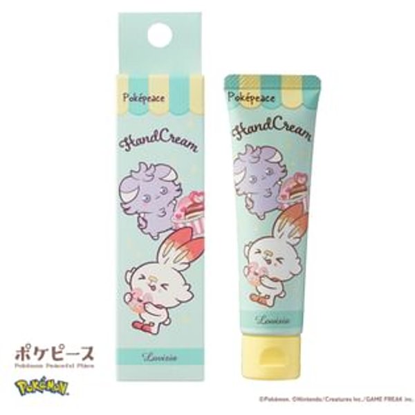 Lovisia - Pokemon Pokepeace Hand Cream Hibanney & Nyasper Peach Sorbet - 30g