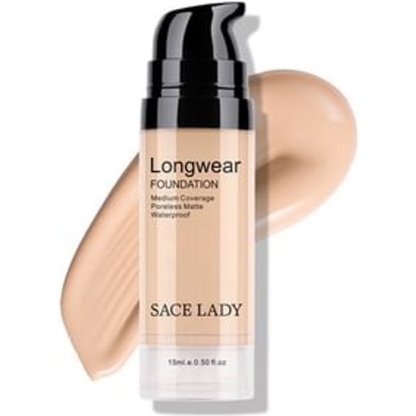 Sace Lady - Longwear Foundation - 5 Shades 02# Fair - 15ml