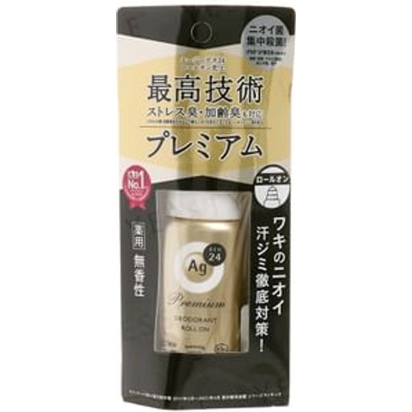 Shiseido - Ag Deo 24 Premium Deodorant Roll On Fragrance Free - 40ml