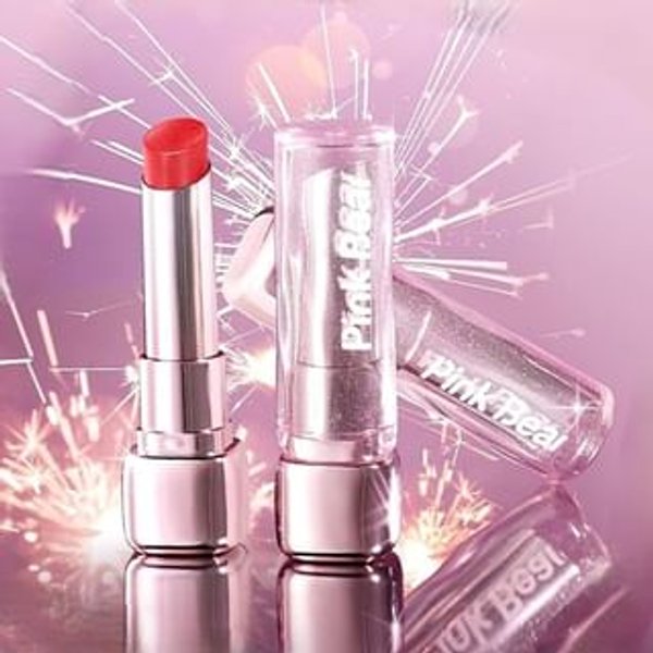 Pink Bear - Sugar Glossy Lipstick - 6 Colors #S07 - 3.2g