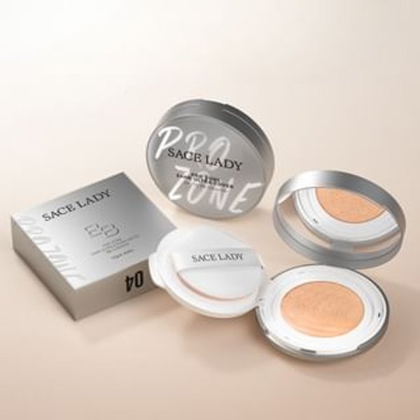 Sace Lady - Pro Zone 24HR Ultra Cover Matte BB Cushion SPF 30+ PA+++ - 5 Shades 03# Natural Beige - 10g