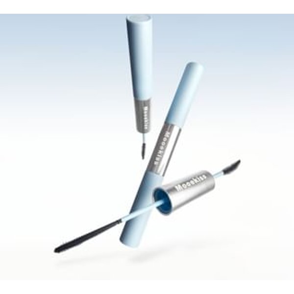 Mooekiss - Long And Curl Double-Ended Mascara - 2 Colors 01# Natural Black (3.5g + 3g)