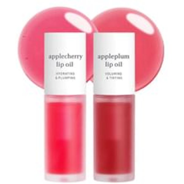 Nooni - Applecherry & Appleplum Lip Oil Set - Huile à lèvres teintée