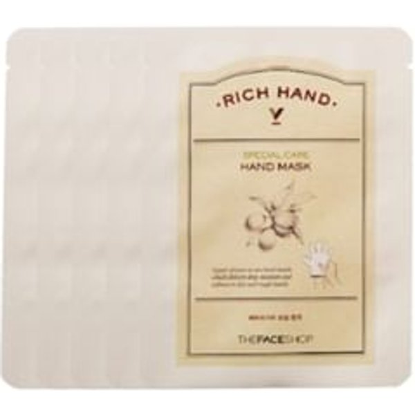 THE FACE SHOP - Combo de Mascarillas para Manos Rich Hand V Special Care Hand Mask Bundle Set