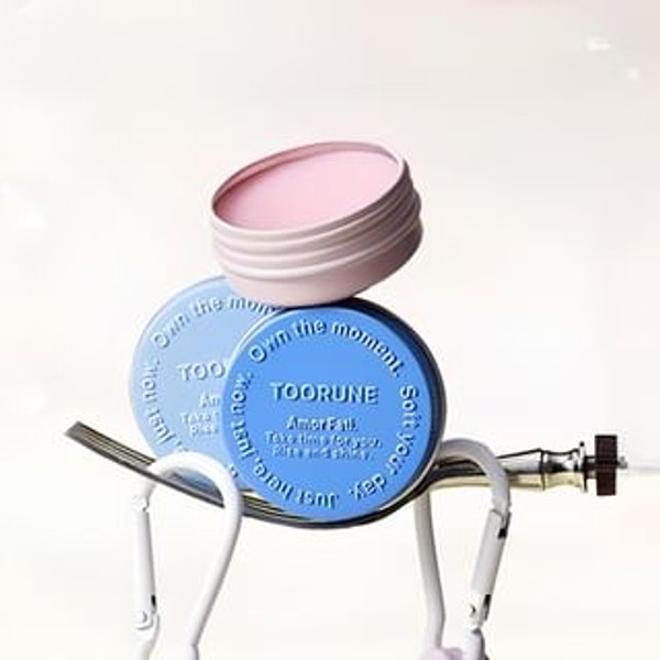 TOORUNE - Macaron Fragrance Solid Balm - 15 Flavors AT06# Natural Self - 9.8g