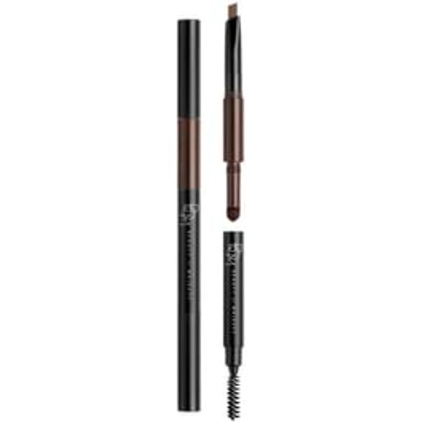 BOM - 3 in 1 Triple Edge Eye Brow - 3 Colors #02 Dark Brown