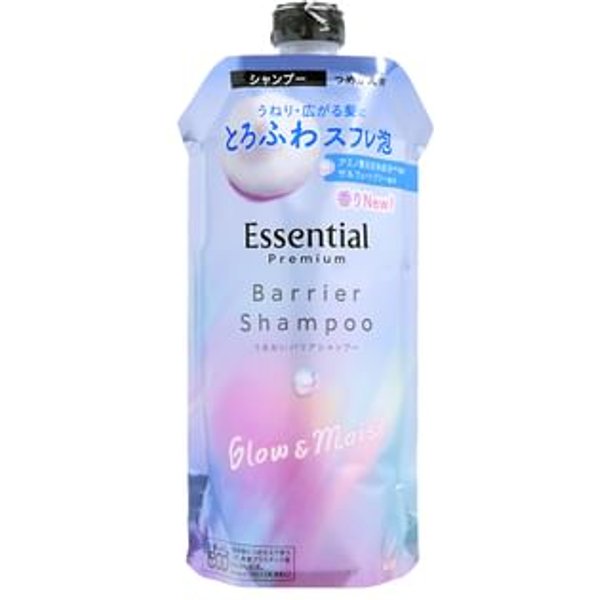 Kao - Essential Premium Barrier Shampoo Grow & Moist 340ml Refill