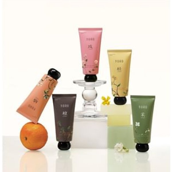 LITTLE DREAM GARDEN - Essential Oil Fragrance Hand Cream - 5 Flavors #Orange Light - 60g