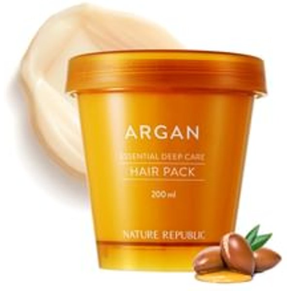 NATURE REPUBLIC - Argan Essential Deep Care Hair Pack 2025 Version - 200ml