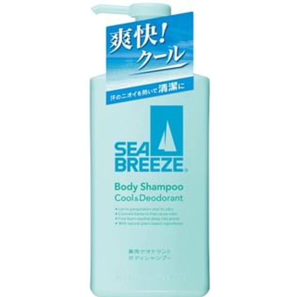 Shiseido - Sea Breeze Body Shampoo Cool & Deodorant 490ml