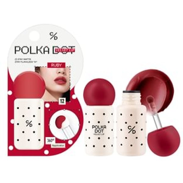 Cathy Doll - Polka Dot Velvet Lip 12 Ruby