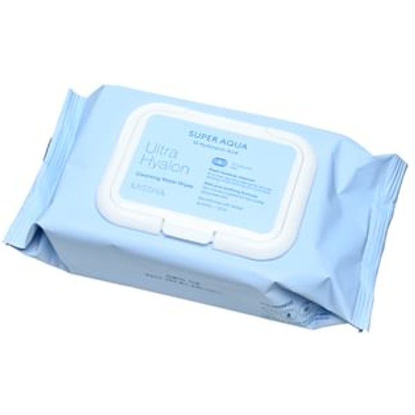 MISSHA - Super Aqua Ultra Hyalron Cleansing Water Wipes - Lingettes démaquillantes eau micellaire acide hyaluronique