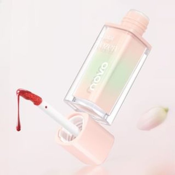 NOVO - Crystal Glow Lip Gloss - 6 Colors 03# Pink Apricot - 2.5g